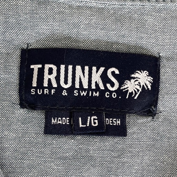 Trunks Surf & Swim Short Sleeve Button Front NWT - Picture 4 of 11